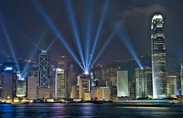 Hong Kong night tour with Peak Tram and Symphony of Lights
