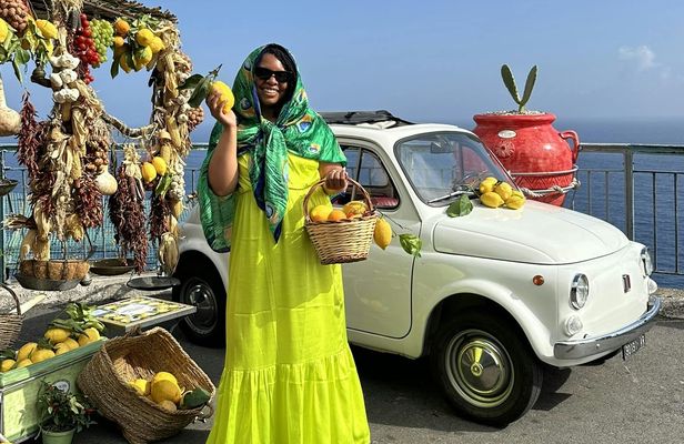 Amalfi Coast Authentic Vintage Car Private Tour with a Driver Guide