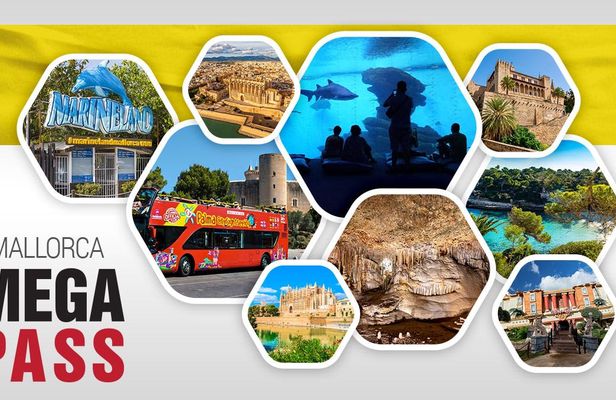 Mallorca 2 top attractions MegaPass with Cathedral of Mallorca