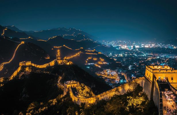 Great Wall Night Ticket with Private Round-Tirp Transfer from Beijing