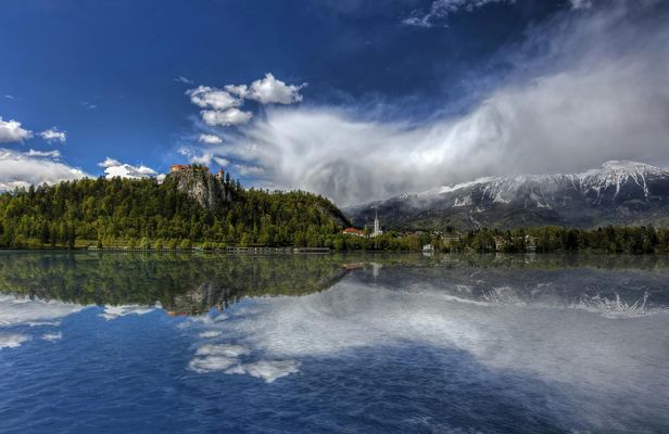 Lake Bled and Triglav National Park from Ljubljana