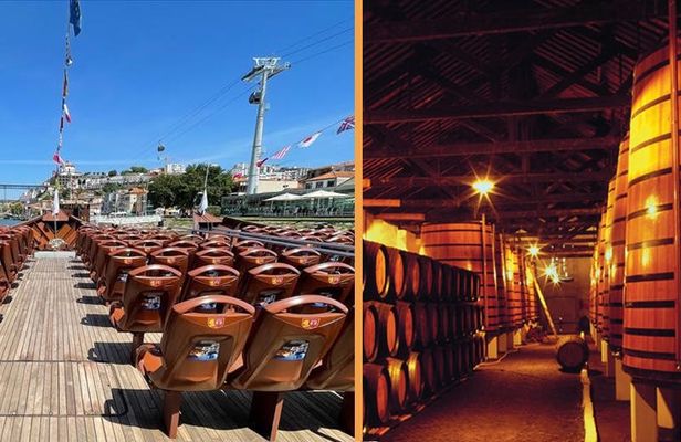 River cruise with wine cellar visit in Porto