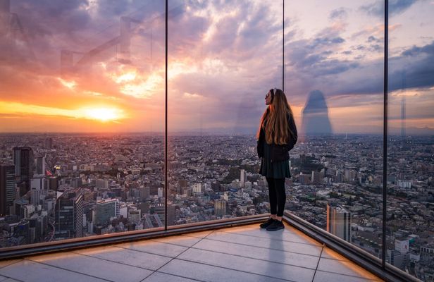 Shibuya guided walking tour and Shibuya Sky entrance tickets