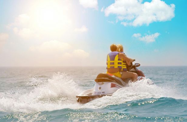From Djerba to Seguia Lagoon jet-ski adventure with swim and lunch