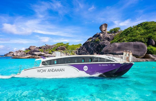 Similan Islands catamaran day trip with meals from Phuket