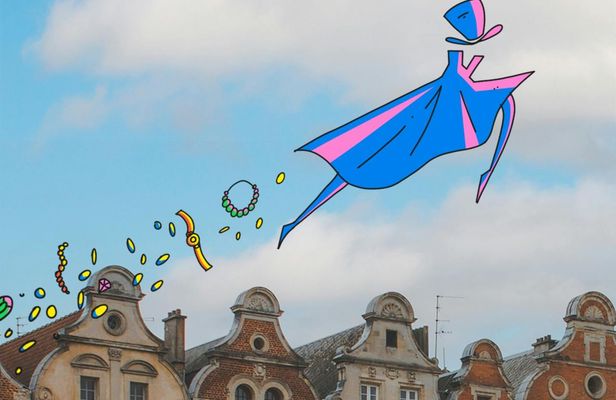 Interactive treasure hunt in Lille guided by Lupin