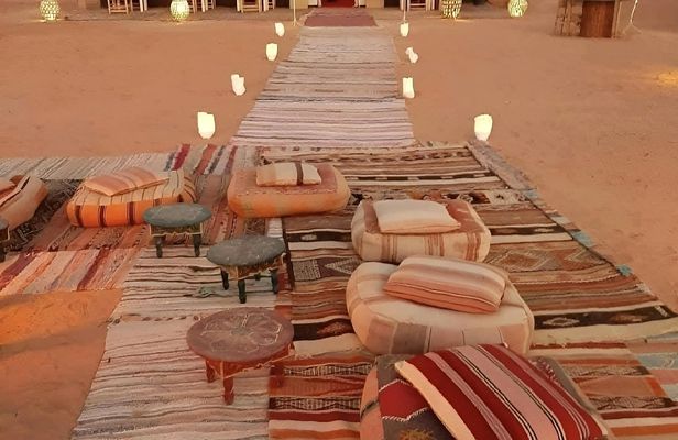Agafay experience with dinner, buggy and camel ride