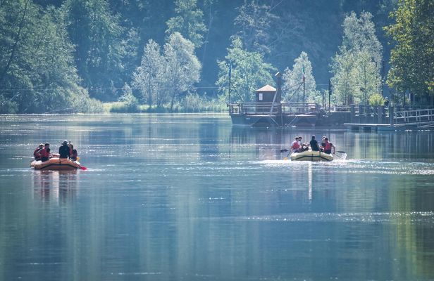 Soft rafting on Adda River