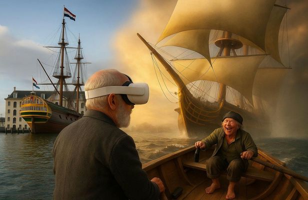 Amsterdam historic VR boat tour