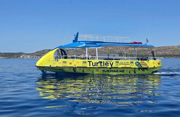Boat trip by turtle submarine
