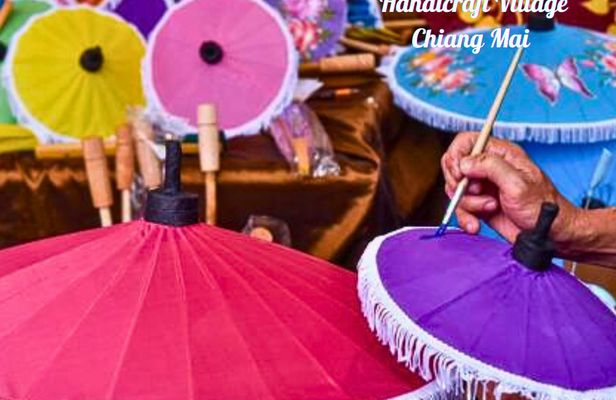 Bua Thong Waterfall and handicraft village tour in Chiang Mai