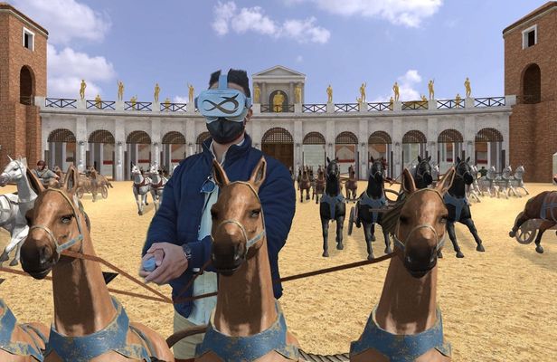 Interactive VR experience of ancient Rome's Circus Maximus