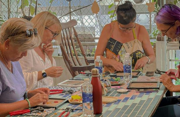 Mosaic art workshop experience in Ho Chi Minh City