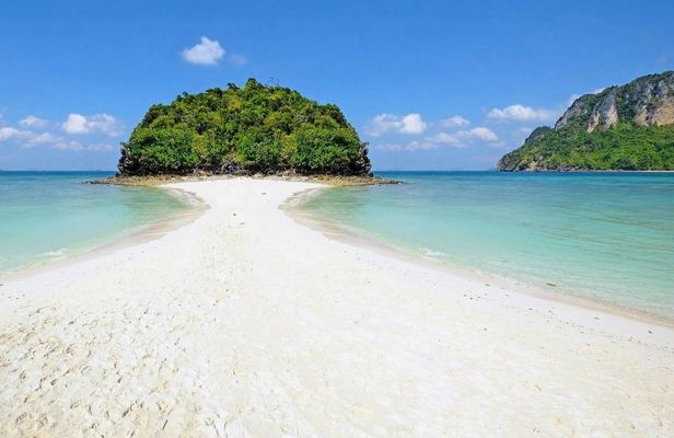 Early bird island-hopping snorkel tour in Krabi with longtail boat