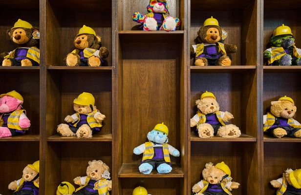 Teddy creation workshop at London Cable Car Experience