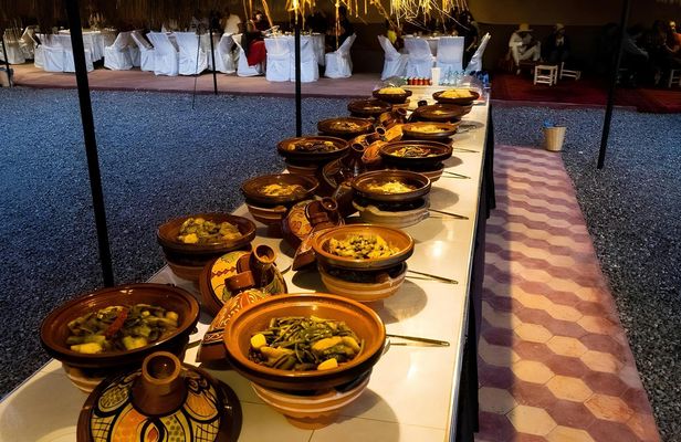 Traditional Moroccan night in Agadir with dinner in the dunes