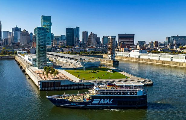 St Lawrence River cruise and Port of Montréal Tower entry ticket