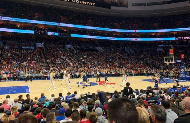 Philadelphia 76ers Basketball Game at Wells Fargo Center
