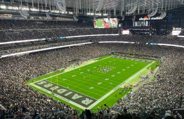 Las Vegas Raiders football game ticket at Allegiant Stadium
