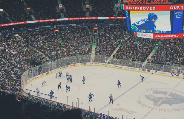 Vancouver Canucks ice hockey game ticket at Rogers Arena