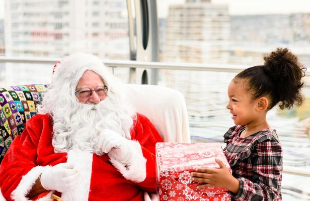 Santa in the sky Christmas experience at Brighton i360