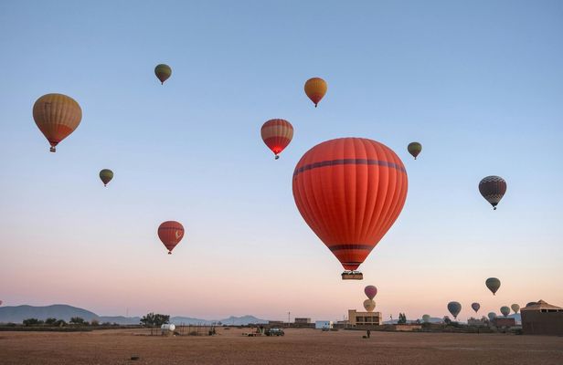 Marrakech hot air balloon and Agafay Desert adventure with dinner