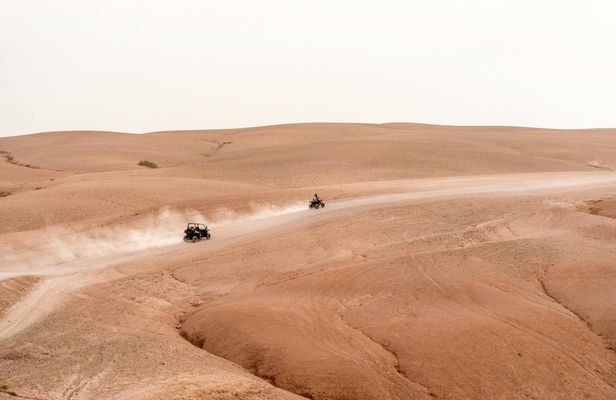 Buggy riding and camel trekking in the Agafay Desert