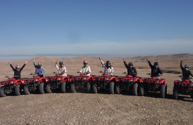 Agafay quad full-day tour and camel ride with lunch