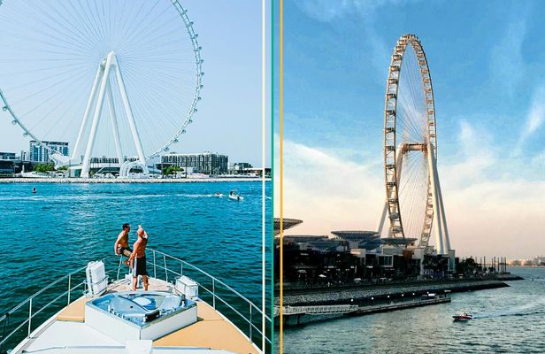 Morning yacht cruise with Ain Dubai tickets