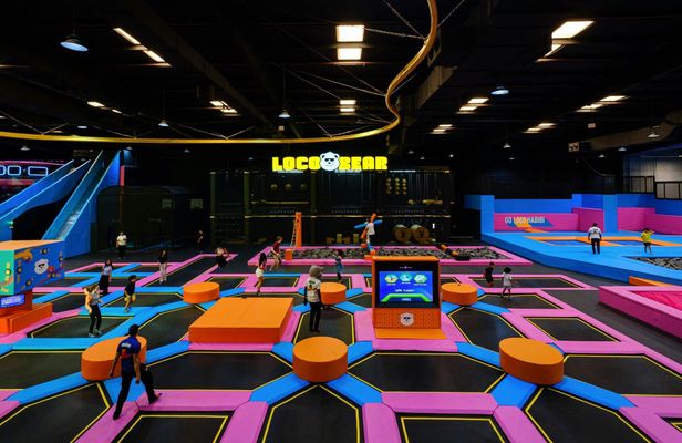 Entrance tickets to the Loco Bear indoor adventure park in Dubai