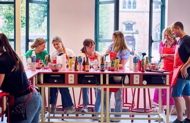 Belgian waffle making workshop and beer tasting in Ghent