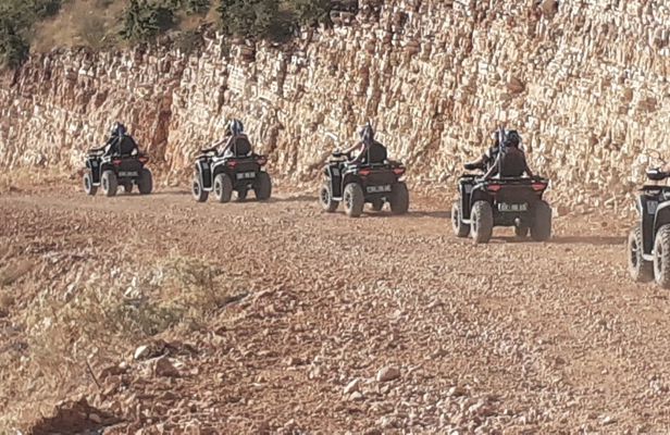Visit to Bovilla Lake on a quad ride from Tirana