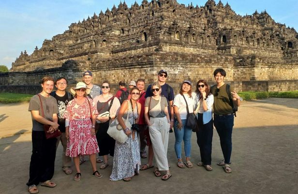 Private tour to Prambanan and Borobudur with full climb up access