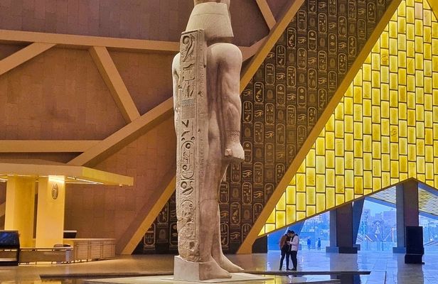 New Grand Museum with Giza Pyramids and Great Sphinx tour from Dahab