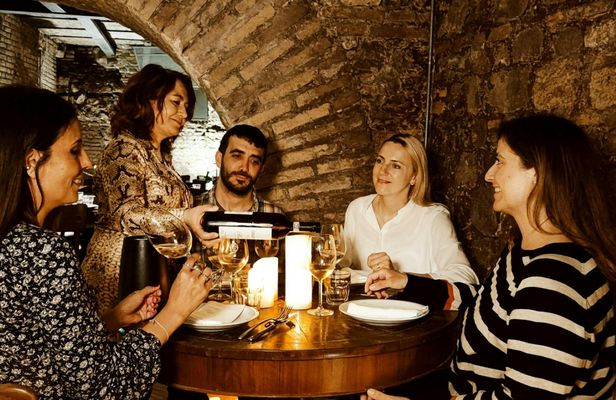 Candlelit dining experience in the ancient Baths of Agrippa