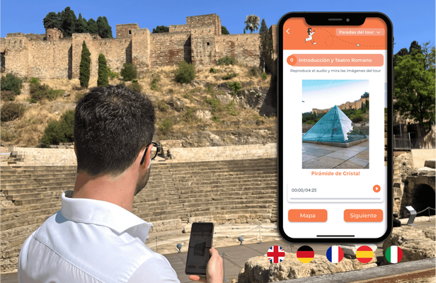 Malaga historic centre self-guided tour with optional Alcazaba ticket