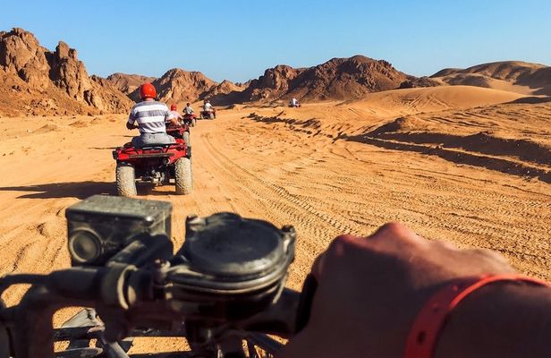 Sharm desert combo quad biking, bedouin dinner, show and stargazing