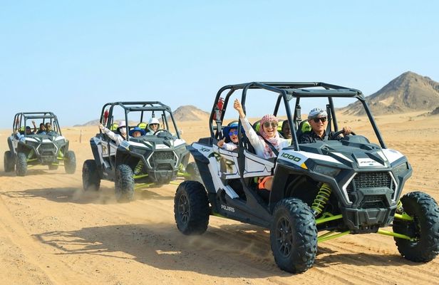 Dune buggy morning experience in the Sahara of Hurghada