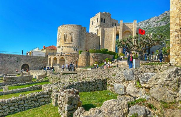 Kruja Castle, Old Bazaar and Mount Sari Salltik day tour from Tirana