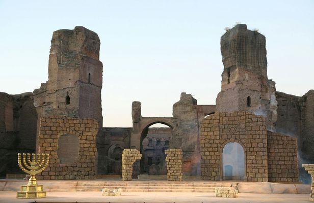 Baths of Caracalla ticket with round-trip transfer and audioguide app