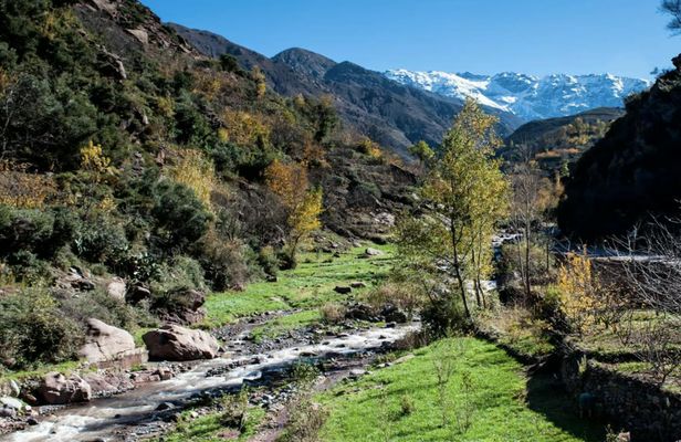 Toubkal High Atlas Mountains guided trek from Marrakech