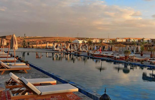 Agafay Desert day pass experience with lunch and pool access