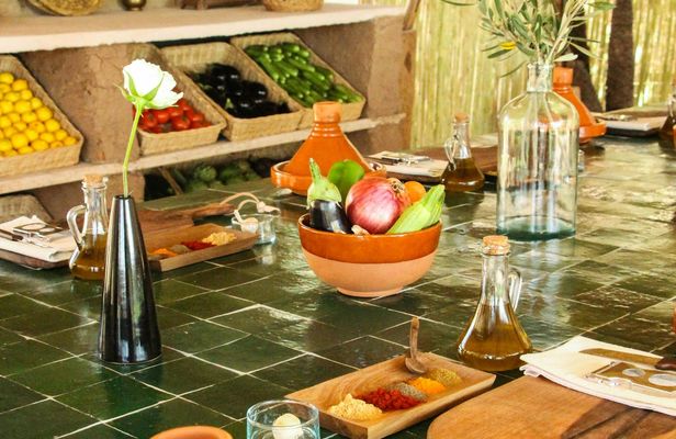 Moroccan cooking class with a local culinary expert and pickup