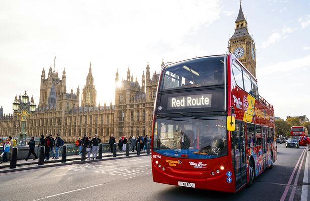 London sightseeing with 2-day Thames boat and 1-day bus tour