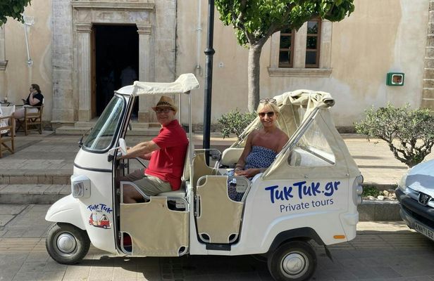 Malia to Sissi private tuk-tuk journey with tastings