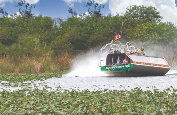 Everglades airboat adventure tour with transportation