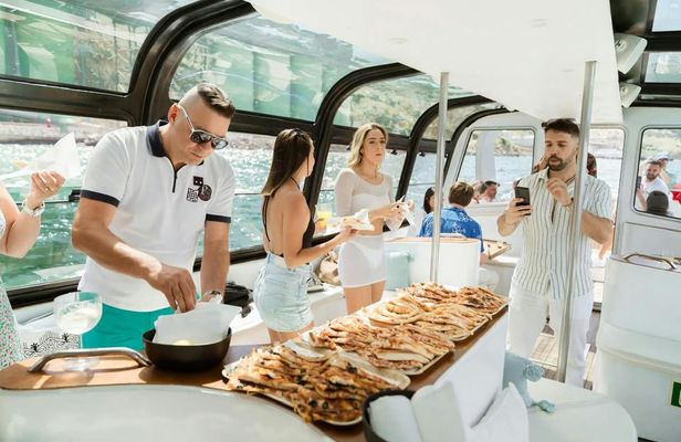 Lisbon sangria cruise with traditional buffet and music