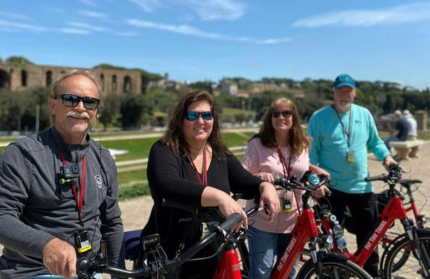 Rome self-guided city tour by electric bike