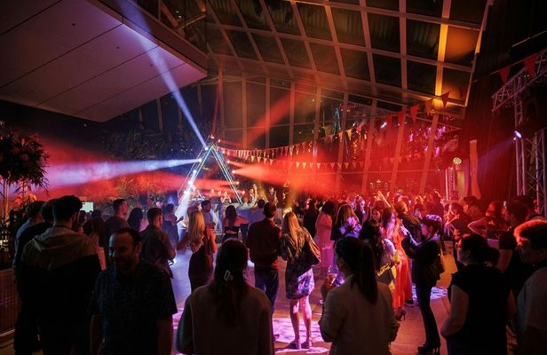 London Sky Garden Music Night ticket with a glass of Champagne