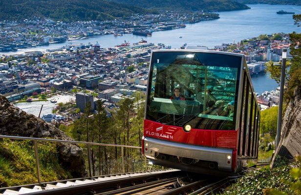 Mostraumen cruise, historic city walk and Flöyen funicular guided tour
